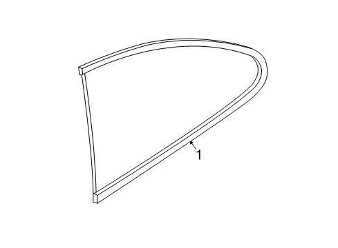 2021 BMW 230i Glass & Hardware - Quarter Panel Diagram