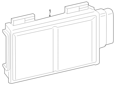 2024 BMW M3 Electrical Components - Front Bumper Diagram 1