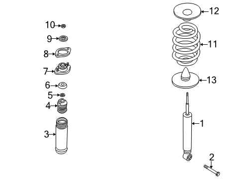 Barrel Spring Rear Diagram for 33536761926