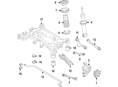 2023 BMW X7 AIR SUSPENSION RIGHT Diagram for 37105A38AC4