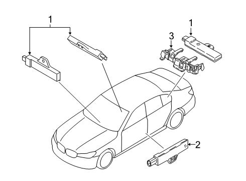 2022 BMW 750i xDrive Electrical Components Diagram 4