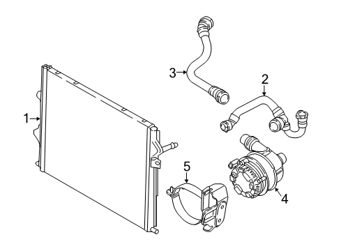 2021 BMW M240i Intercooler Diagram