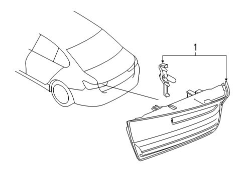 2022 BMW M3 Backup Lamps Diagram