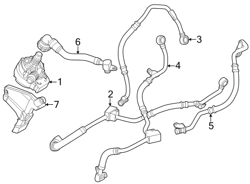 2024 BMW X6 M Water Pump Diagram 3