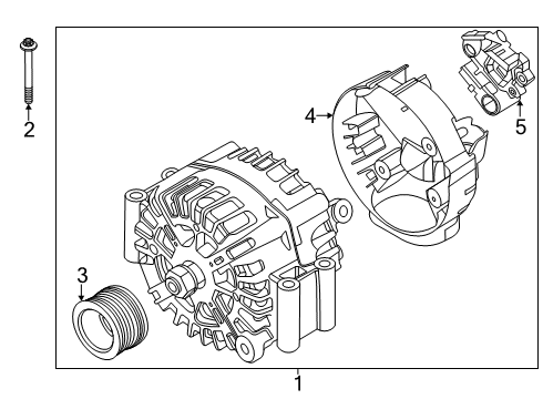 2022 BMW M8 Alternator Diagram