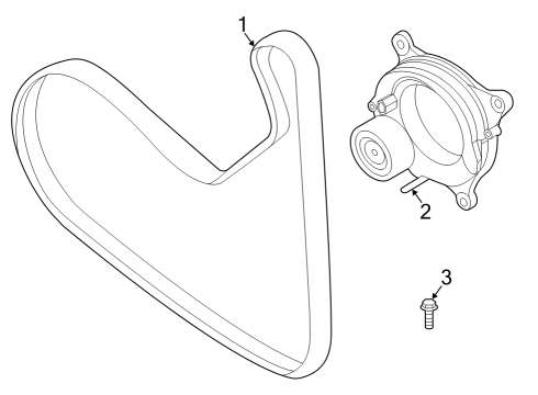 2024 BMW X1 Belts & Pulleys Diagram 2