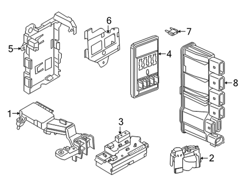 2024 BMW 430i Fuse & Relay Diagram 1