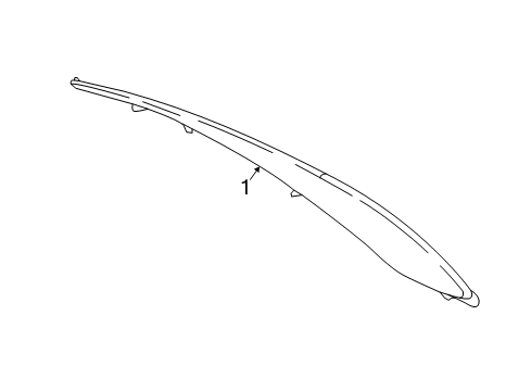 2024 BMW X1 Glass - Lift Gate Diagram