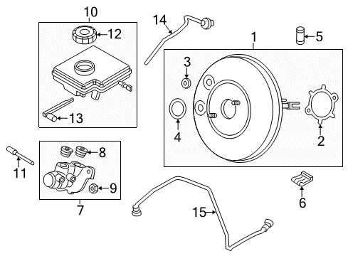 Vacuum Pipe Diagram for 11667619470