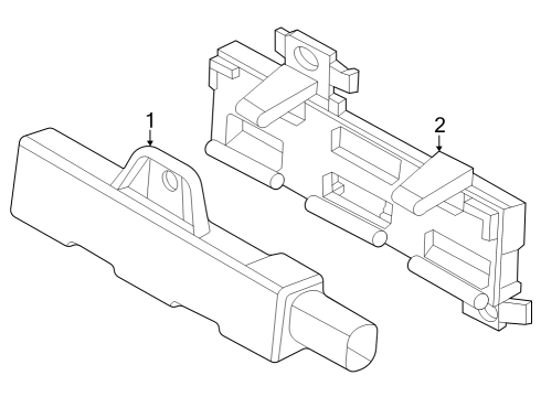 2024 BMW 430i xDrive Gran Coupe Keyless Entry Components Diagram