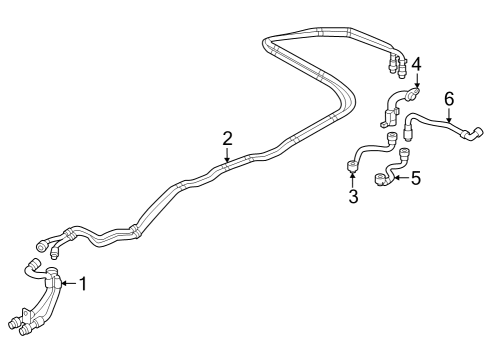 2023 BMW i4 Hoses, Lines & Pipes Diagram 3