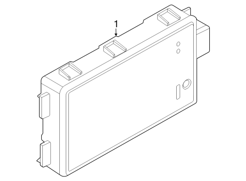 2024 BMW X5 Electrical Components - Front Bumper Diagram 10