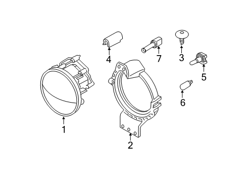 Parking Light Diagram for 63129802199