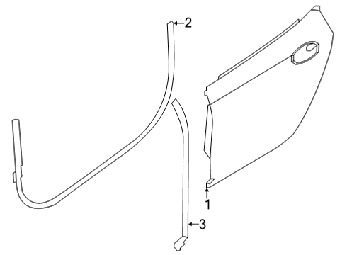 2023 BMW 840i xDrive Gran Coupe Door & Components Diagram 2