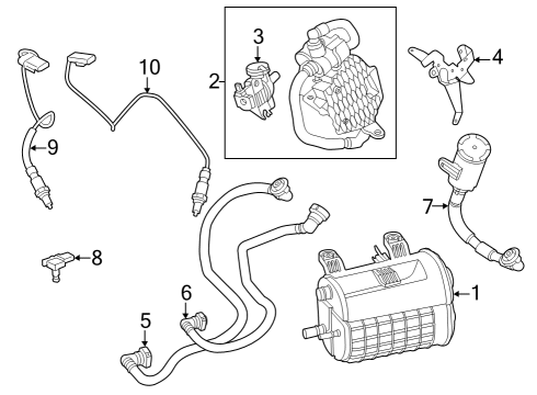 2024 BMW X5 M HOLDER Diagram for 11785A189F9