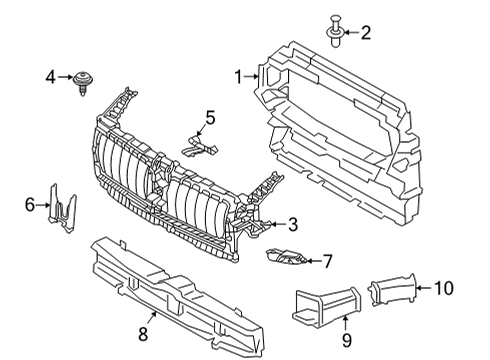 2022 BMW 430i Air Intake Diagram