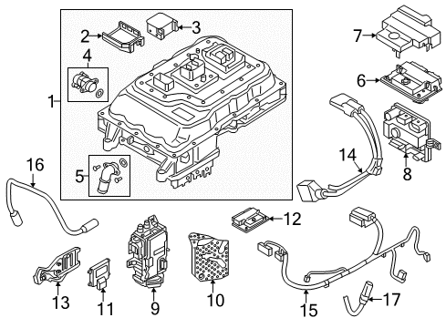 2021 BMW i3 Electrical Components Diagram 5