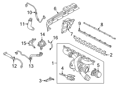 2022 BMW X4 Turbocharger Diagram 6