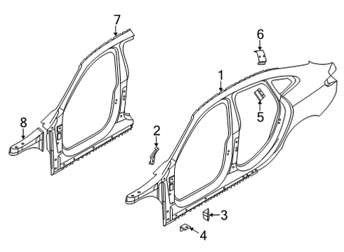 2022 BMW 228i Gran Coupe Uniside Diagram 3