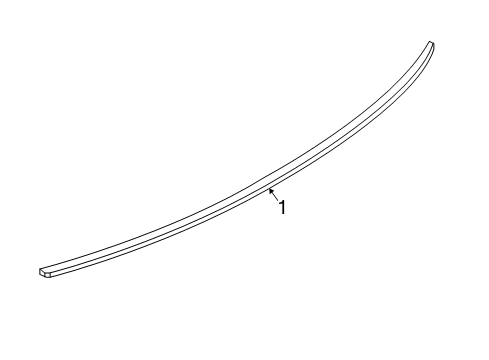 2024 BMW M2 PRIMED REAR SPOILER Diagram for 51625A321B0