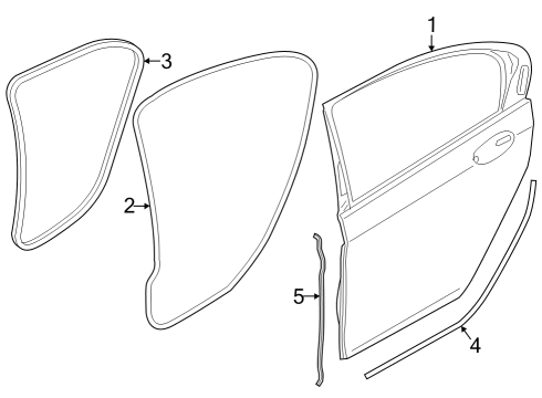 2024 BMW i7 Door & Components Diagram 2