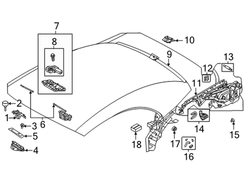 2021 BMW M440i Convertible Top Diagram 2