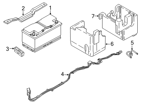 2023 BMW 540i xDrive Battery Diagram 1