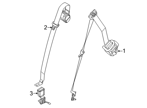 2023 BMW X7 Seat Belt Diagram 2