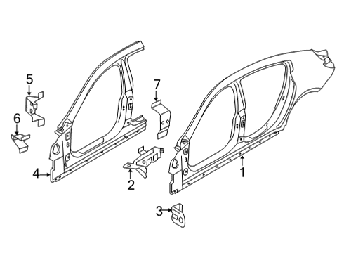 2024 BMW M8 Uniside Diagram 2