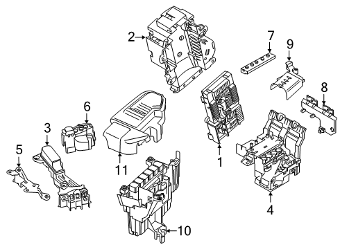 2023 BMW X4 Electrical Components Diagram 3