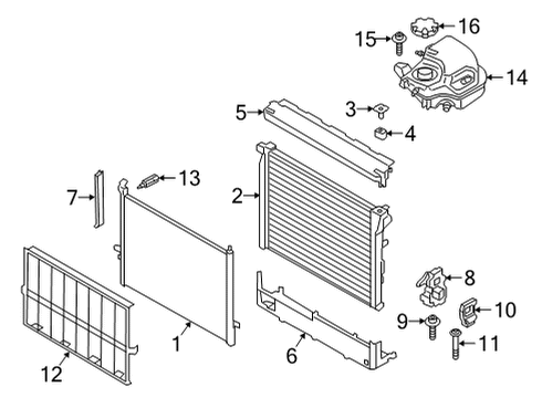 2021 BMW M8 EXPANSION TANK Diagram for 17137889450