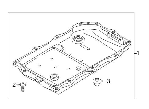 2023 BMW M240i Transmission Components Diagram