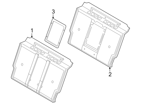 2024 BMW 750e xDrive Interior Trim - Rear Body Diagram 2