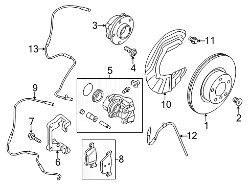 2023 BMW X3 M Anti-Lock Brakes Diagram 5