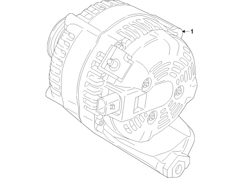 2021 BMW X2 Alternator Diagram 1