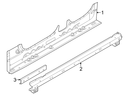 2022 BMW M440i xDrive Gran Coupe Rocker Panel Diagram