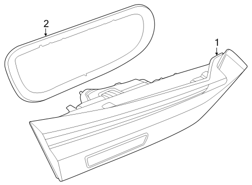 2023 BMW i4 Backup Lamps Diagram