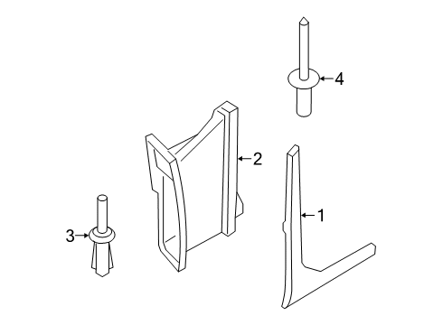 2022 BMW 750i xDrive Exterior Trim - Fender Diagram