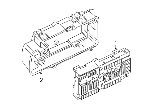 2023 BMW M850i xDrive Fuse Box Diagram 2