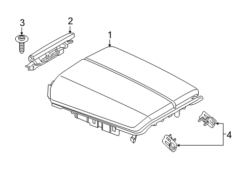 2023 BMW X7 Center Console Diagram 1