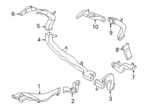 2024 BMW X7 Ducts Diagram 2