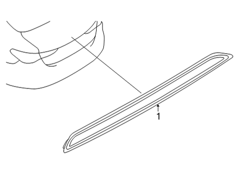 2021 BMW M440i High Mount Lamps Diagram