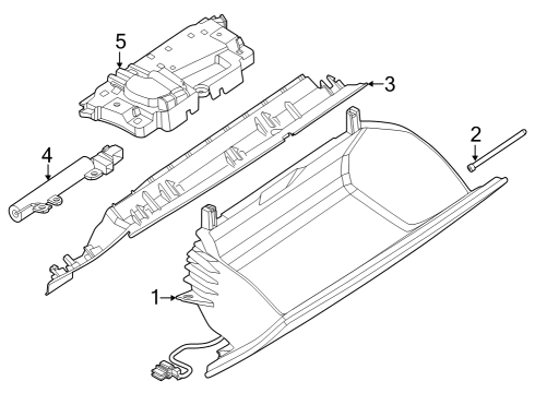 2023 BMW 760i xDrive Glove Box Diagram