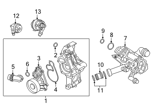 2021 BMW X5 Turbocharger Diagram 2