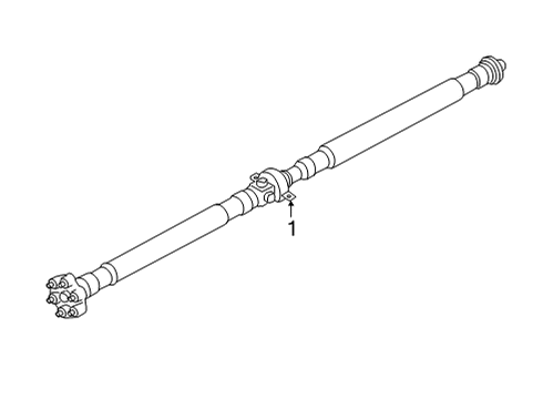 2024 BMW M8 Drive Shaft - Rear Diagram