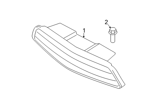 Grill Front Diagram for 51139812889