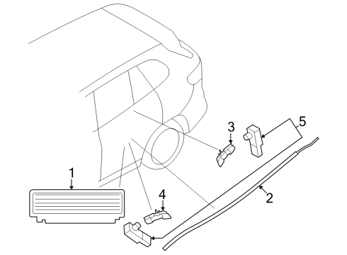 2024 BMW iX Interior Lamps Diagram 2