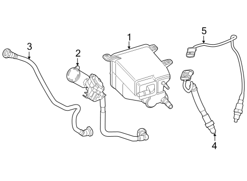 2024 BMW 750e xDrive Emission Components Diagram