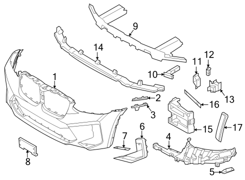 2022 BMW X4 SUPPORT RIGHT Diagram for 51118082772