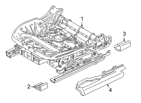 2022 BMW X4 Tracks & Components Diagram